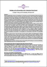 Cover Briefing Paper 9th Meeting Cover Briefing Paper 9th Meeting