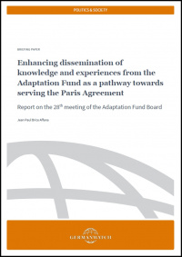 Enhancing dissemination of knowledge and experiences from the Adaptation Fund as a pathway towards serving the Paris Agreement_C Enhancing dissemination of knowledge and experiences from the Adaptation Fund as a pathway towards serving the Paris Agreement_C