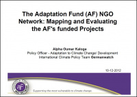 Mapping Evaluation AF funded projects