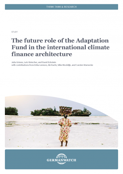 The  future role of the Adaptation fund in the internatinal climate finance architecture