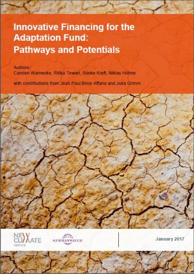 Cover: Innovative Financing for the Adaptation Fund 